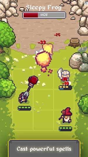 Sử dụng phép thuật để đánh bại kẻ thù