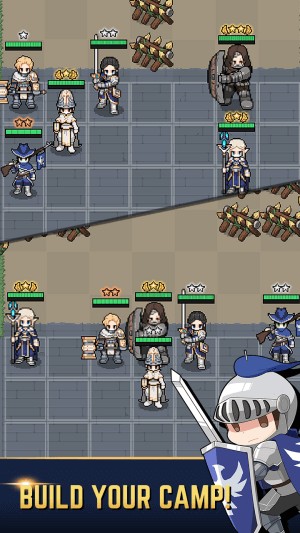 Xây dựng trại và quân đội của bạn trong game King God Castle
