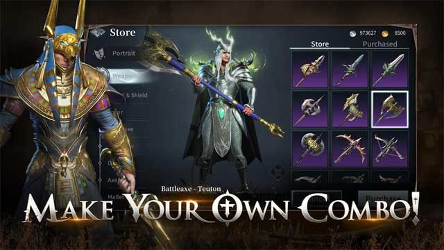 Tạo ra những combo chiến đấu của riêng bạn