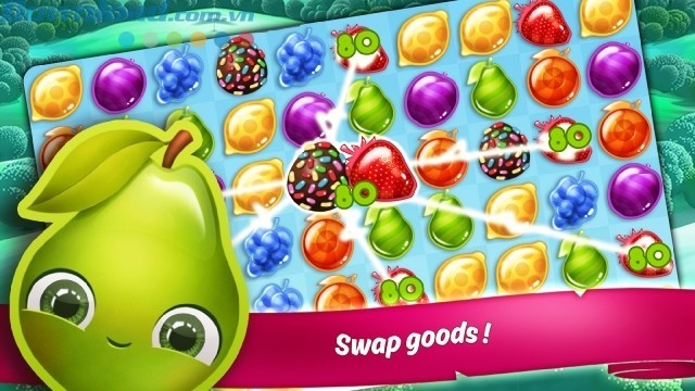 Game xếp kẹo và trái cây match 3 giống Candy Crush