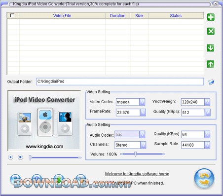 Kingdia iPod Video Converter