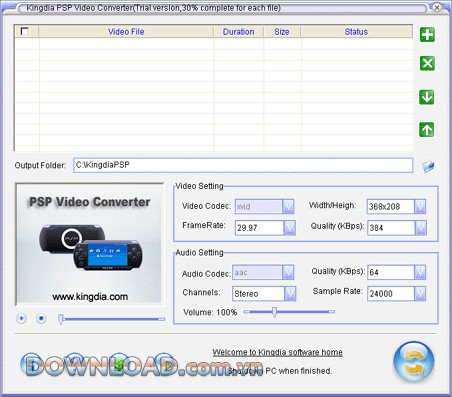 Kingdia PSP Video Converter