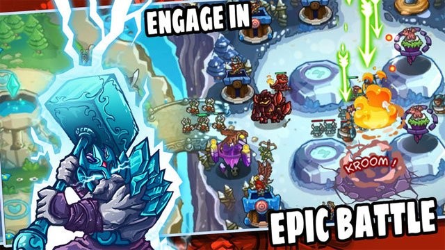 Tham gia vào cuộc chiến thủ thành ngoạn mục trong Kingdom Defense: Hero Legend
