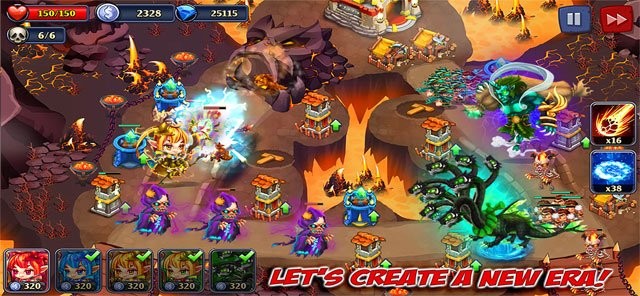Game thủ thành tuyệt hay - Kingdom Defense: Heroes War TD