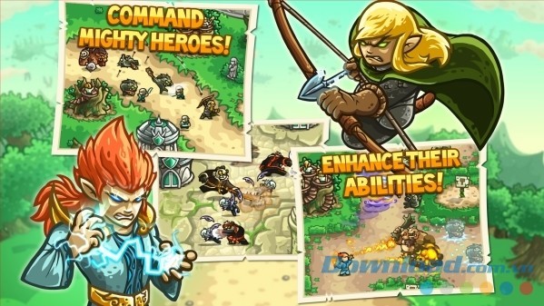 Kingdom Rush Origins cho Android có gameplay đòi hỏi tính chiến thuật cao
