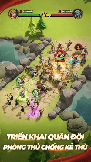 Triển khai quân đội phòng thủ