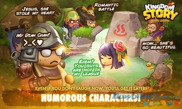 Tạo hình nhân vật hài hước, đáng yêu