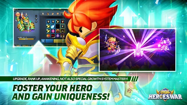 Nâng cấp các anh hùng trở nên mạnh mẽ