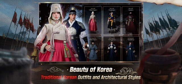 Chơi game Kingdom: The Blood đồng thời thưởng thức các khía cạnh của văn hóa truyền thống Hàn Quốc