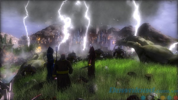 Đốt thành địch trong Kingdom Wars