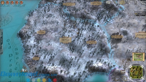 Bản đồ của Kingdom Wars