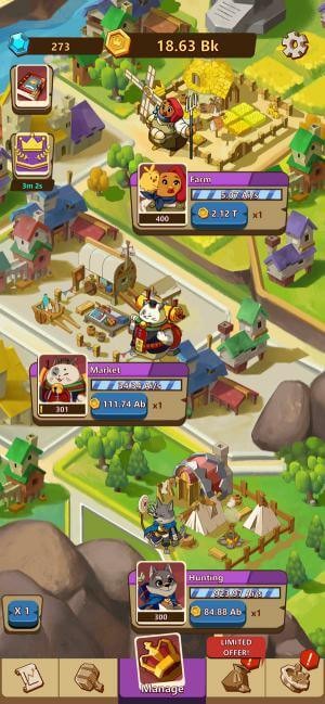 Trở thành vị vua cai quản vương quốc động vật trong game Kingdomtopia