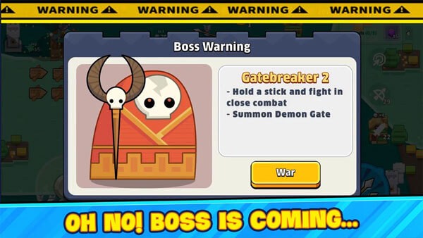 Nâng cấp các chiến binh và công trình