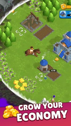 Thu thập tài nguyên để khôi phục lại vương quốc tươi đẹp