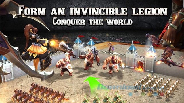 Giao diện game Kings and Magic: Heroes Duel