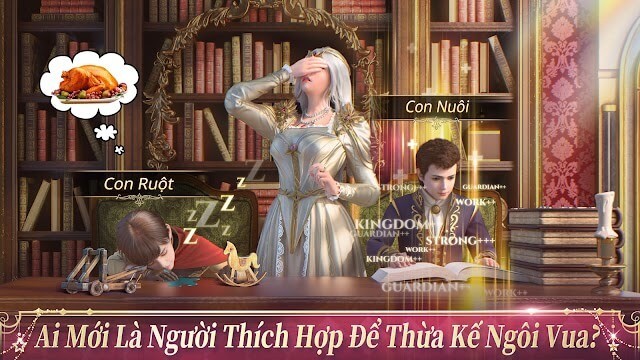 Nuôi dưỡng người thừa kế và chỉ hôn với các hoàng tử / công chúa khác