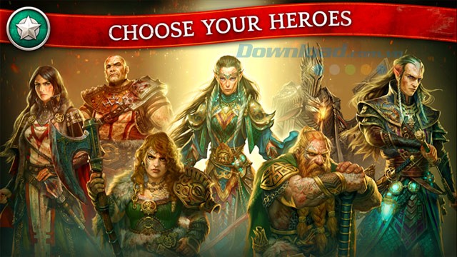 Lựa chọn anh hùng để chiến đấu