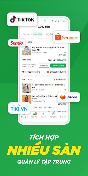 Tích hợp nhiều sàn TMĐT