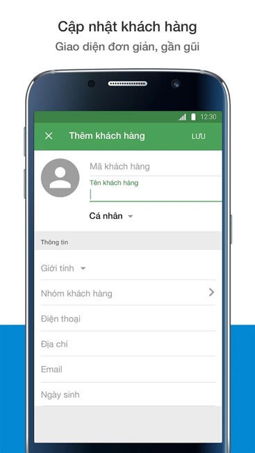 Cập nhật thông tin khách hàng