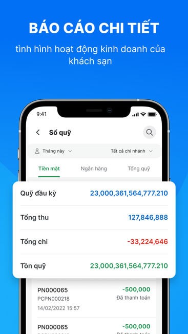 Báo cáo chi tiết