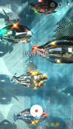 Mức độ hiệu ứng phong phú kirakira+ cho iOS