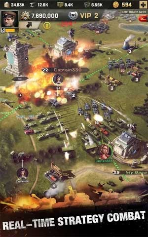 Tham gia các trận chiến thời gian thực