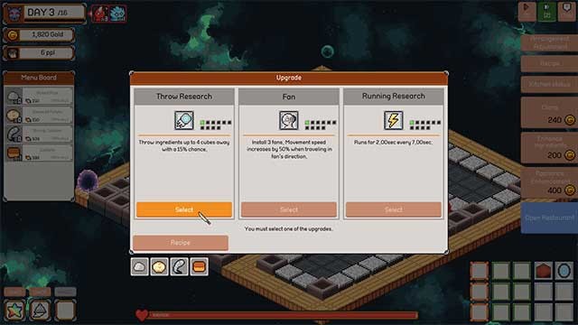 Theo dõi chặt chẽ quá trình nấu ăn để thiết kế các chiến thuật tối ưu