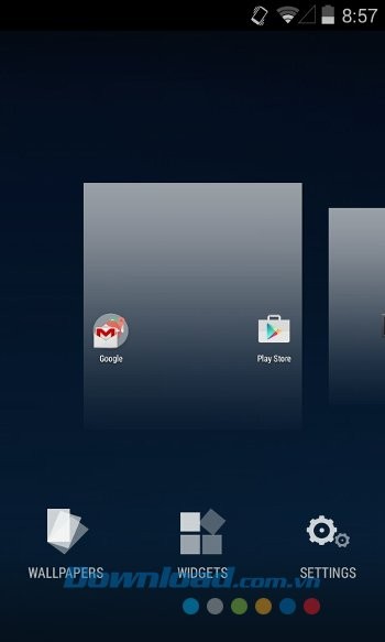 Các tùy biến của KitKat Launcher