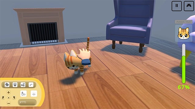 Chăm sóc mèo con trong ngôi nhà ảo hạnh phúc với Kittenship Care game