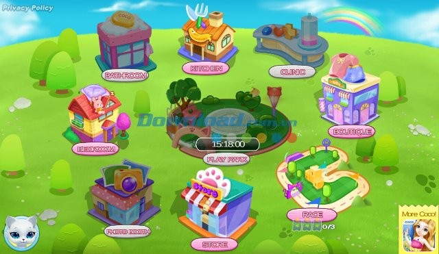 Bản đồ game Kitty Love cho Android