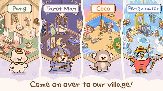 Ghé thăm nhà của những nhân vật dễ thương