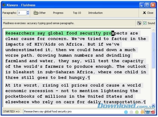Klavaro - Phần mềm luyện gõ 10 ngón cho mọi người
