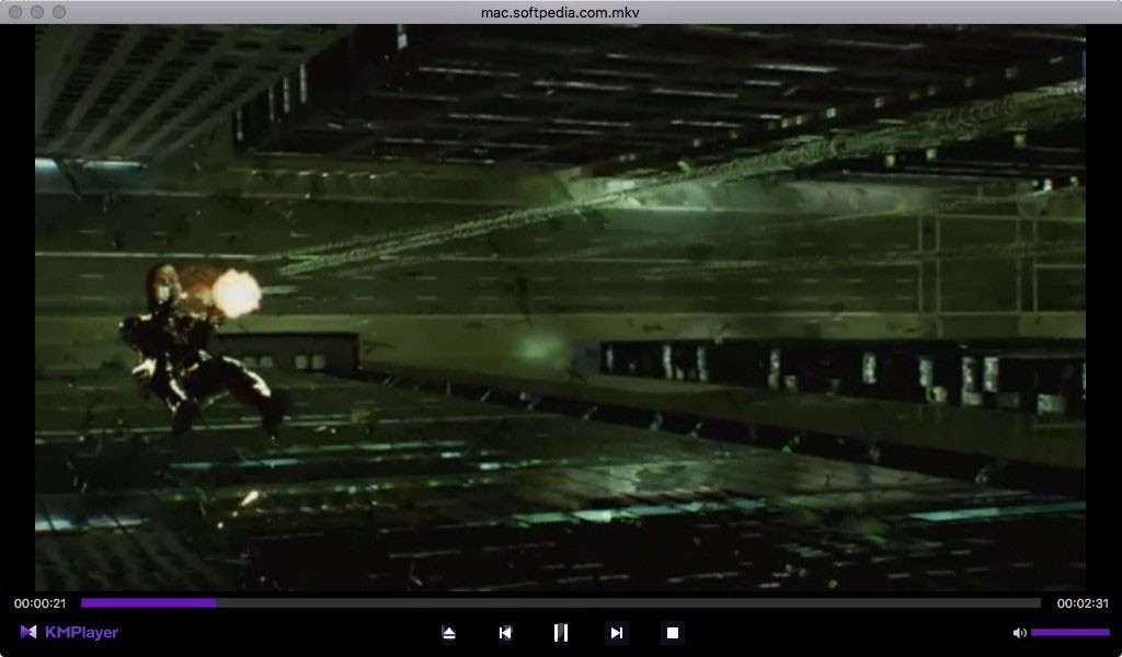 Giao diện trình phát KMPlayer cho Mac