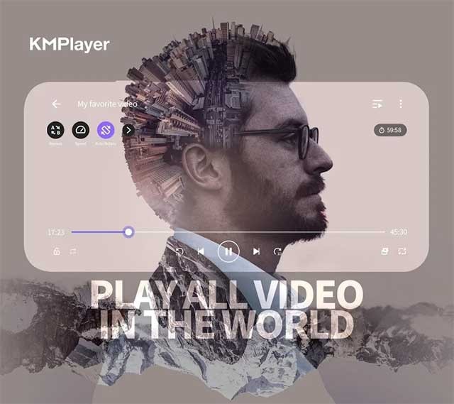 KM Player được thiết kế tối ưu hóa cho điện thoại smartphone và máy tính bảng Android