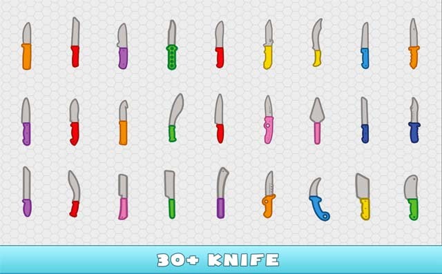 Mở khóa hơn 30 loại dao khác nhau trong Knifez.io
