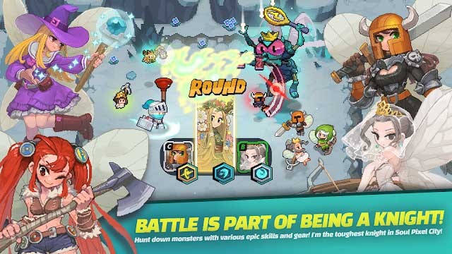 Chiến đấu với quái vật bằng nhiều kỹ năng và trang bị khác nhau