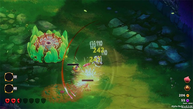 Liên tục nâng cấp sức mạnh cá nhân và thanh kiếm bằng bùa chú