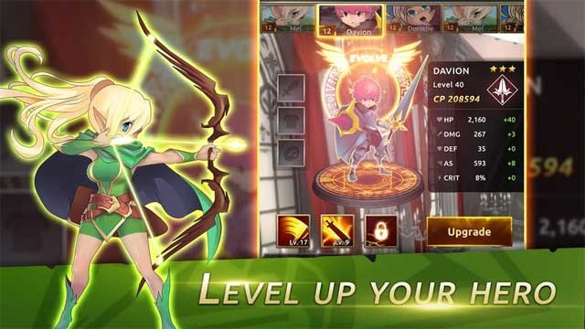Nâng cấp cho anh hùng của bạn