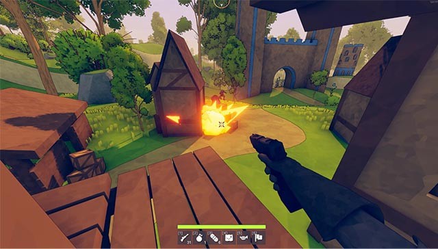 Chiến đấu với các cặp hiệp sĩ khác trong game Knightfall: A Daring Journey