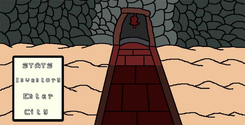 Giao diện mở đầu game Knights and Dungeons