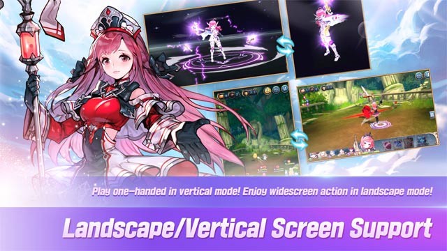 Hỗ trợ màn hình ngang và dọc