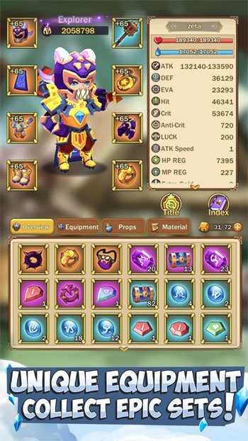 Thu thập các bộ trang bị cực chất