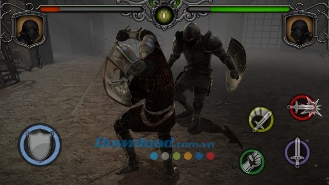 Chiến đấu ở nhiều vị trí khác nhau