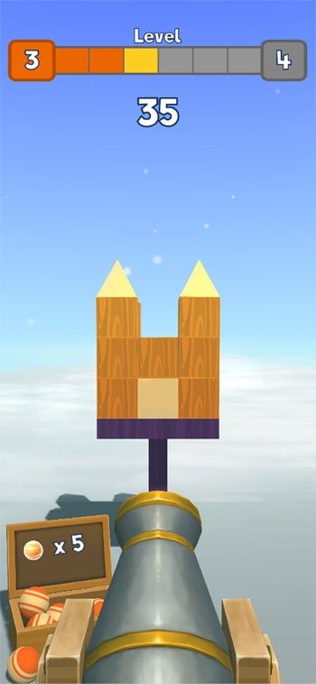 Đánh đổ cấu trúc sử dụng một số bóng giới hạn