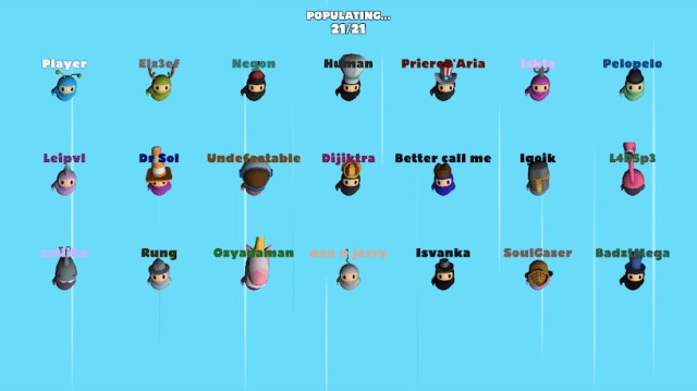 Tham gia cuộc đua Battle Royale với tối đa 50 người khác trong game Knockout Race