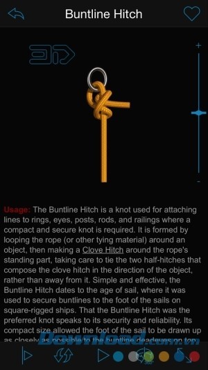 Knots 3D cho Android giới thiệu nút thắt chi tiết