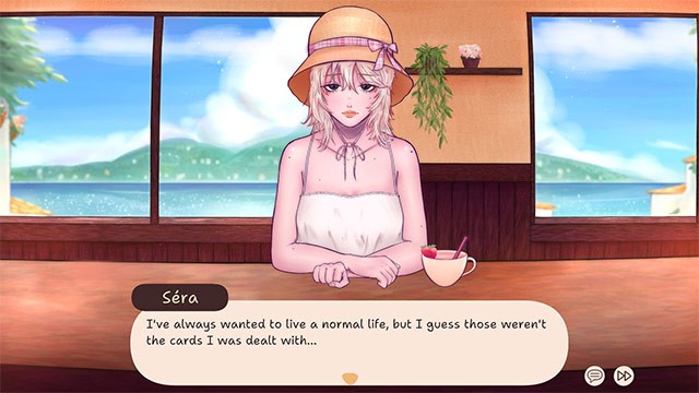 Pha chế cà phê và trò chuyện với khách hàng trong game Koko's Cafe