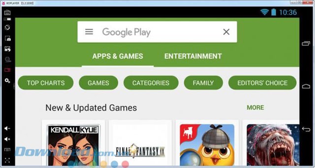 Truy cập Google Play Store từ máy tính