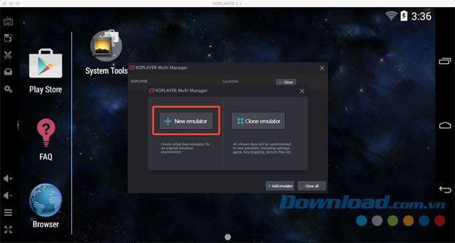 Koplayer cho Mac thân thiện với người sử dụng