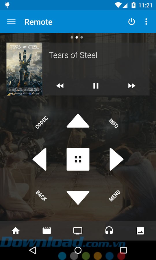 Lựa chọn điều khiển Kodi